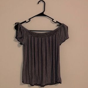American eagle off the shoulder top